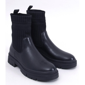 Botines con parte superior flexible Demus Black negro 1