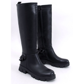 Botas de mujer con cadena Guest Negro 1