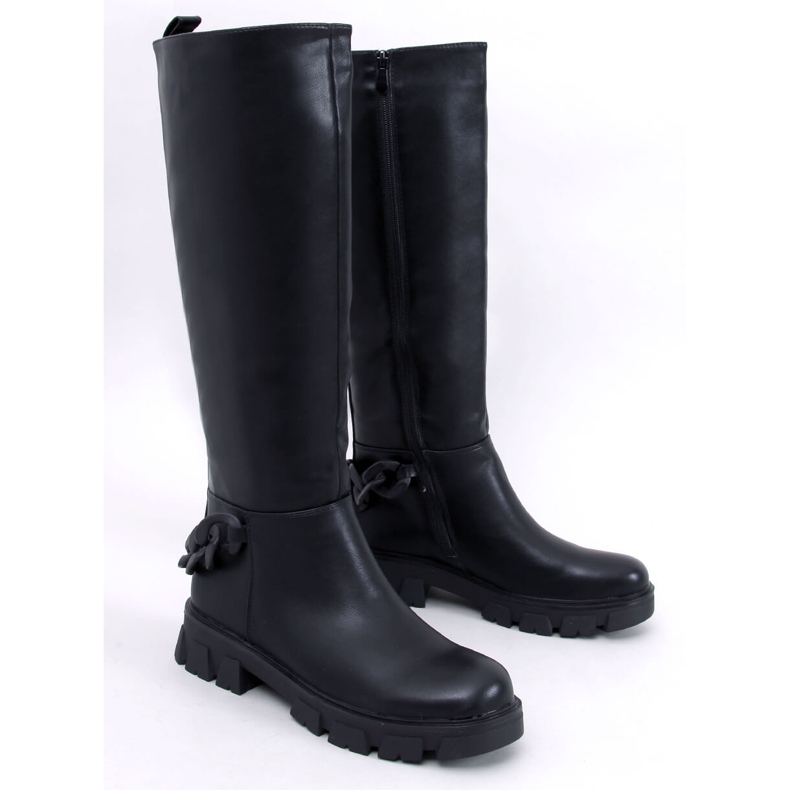 Botas de mujer con cadena Guest Negro 1