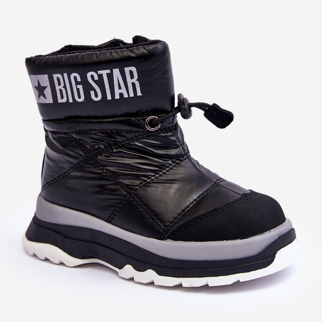 Botas De Nieve Infantiles Aislantes Y Con Cremallera Negro Big Star MM374195 1