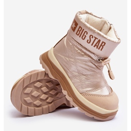 Botas de Nieve Infantiles Aislantes con Cremallera Big Star MM374197 beige 4