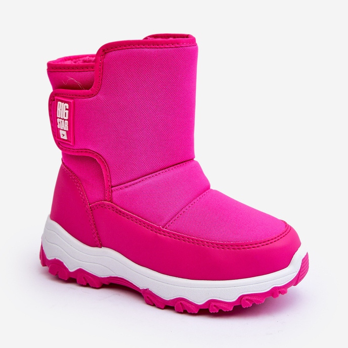Botas De Nieve Infantiles Aislante Con Velcro Rosa Big Star MM374121 rosado 1 Botas De Nieve Infantiles Aislante Con Velcro Rosa Big Star MM374121 rosado 1