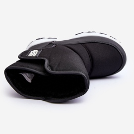 Botas De Nieve Infantiles Aislante Con Velcro Negro Big Star MM374119 3