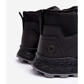 Zapatos de trekking Trapper aislados para niños negro Big Star MM374203 2