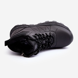 Zapatos de trekking Trapper aislados para niños negro Big Star MM374203 3