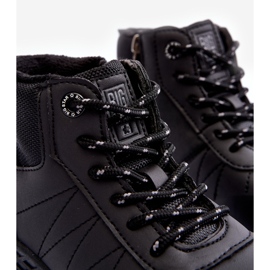 Zapatos de trekking Trapper aislados para niños negro Big Star MM374203 5