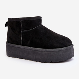 Botas de nieve con plataforma para mujer negro Mennja 1 Botas de nieve con plataforma para mujer negro Mennja 1