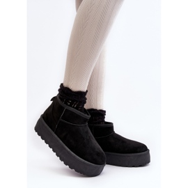 Botas de nieve con plataforma para mujer negro Mennja 2 Botas de nieve con plataforma para mujer negro Mennja 2