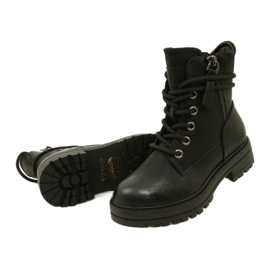 Miss 235-4226 botas para mujeres aisladas con pieles aisladas negro 5