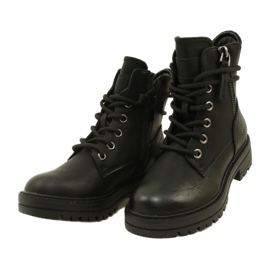 Miss 235-4226 botas para mujeres aisladas con pieles aisladas negro 3