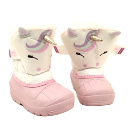 Calzado infantil befado botas nieve 160P013 rosado 5