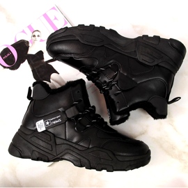 News Zapatillas de deporte con aislamiento para mujer Botas de nieve Negro 2 News Zapatillas de deporte con aislamiento para mujer Botas de nieve Negro 2