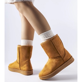 Botas de nieve Libero clásicas con aislamiento color caramelo marrón 2