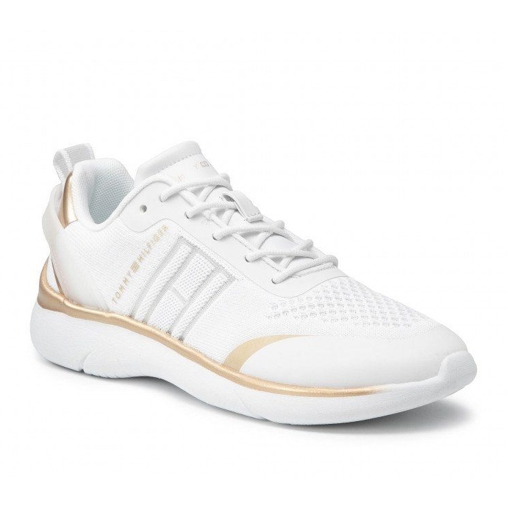 Tommy Hilfiger Zapatilla ligera de punto W FW0FW05791-YBR blanco 1 Tommy Hilfiger Zapatilla ligera de punto W FW0FW05791-YBR blanco 1