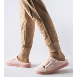 Pantuflas Collinsville rosa claro rosado 1