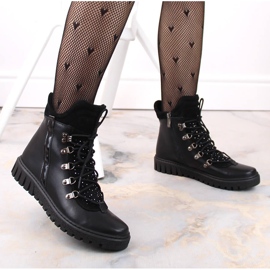 Botas insuladas mujer piel negras Dolce Pietro negro 2