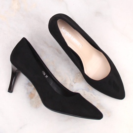 Salón stilettos ante negro Sergio Leone 1336 4