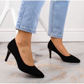 Salón stilettos ante negro Sergio Leone 1336 6