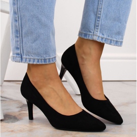Salón stilettos ante negro Sergio Leone 1336 7