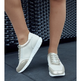 Deportivas mujer piel beige Adelfo 3