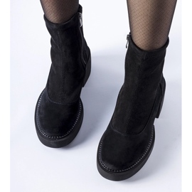 Botines negros con aislamiento y bloque masivo. 1