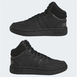 Zapatillas Adidas Hoops Mid 3.0 K Jr HR0228 negro 6
