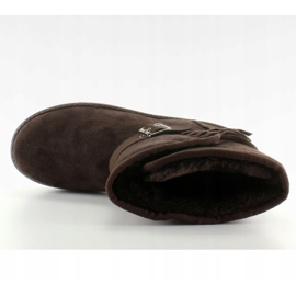 Emusy Mujer Con Flecos K1661504 Marron marrón 5