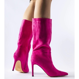 Botas de tacón alto con aislamiento rosas de Rosaria 1