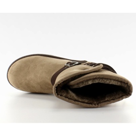 Emusy Mujer Con Flecos K1661504 Taupe beige 7