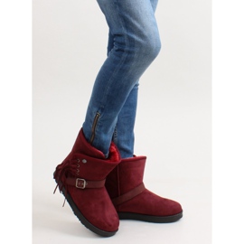 Emusy Mujer Con Flecos K1661504 Burdeos rojo 6