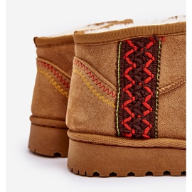 Botas de nieve aislantes para niños Leonora Camel marrón 11