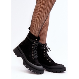 Botas Trapper para mujer con cordones Gordts negros 2