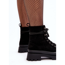 Botas Trapper para mujer con cordones Gordts negros 6
