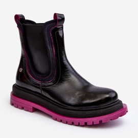 Botas Chelsea Mujer Piel Maciejka 06199 Negro 3
