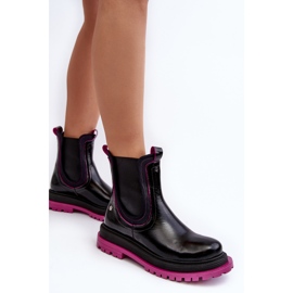 Botas Chelsea Mujer Piel Maciejka 06199 Negro 6