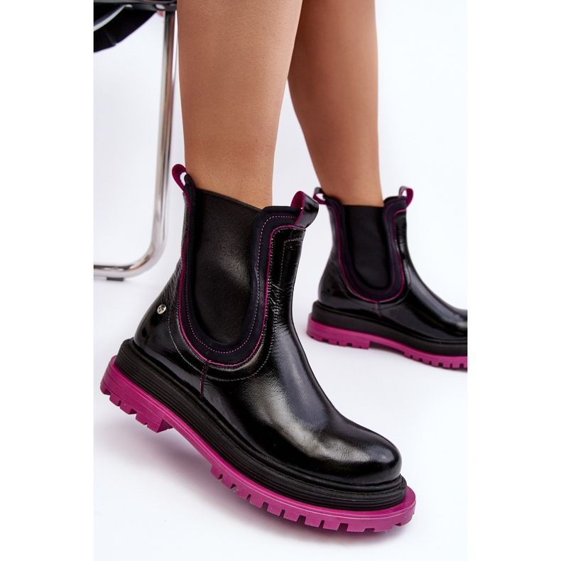 Botas Chelsea Mujer Piel Maciejka 06199 Negro 2