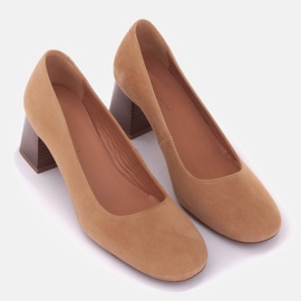 Marco Shoes Zapatos de gamuza beige 4
