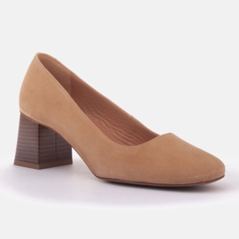 Marco Shoes Zapatos de gamuza beige 1