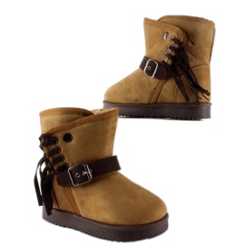 Emuski infantil con Frędzlami K1647404 Camel marrón 4