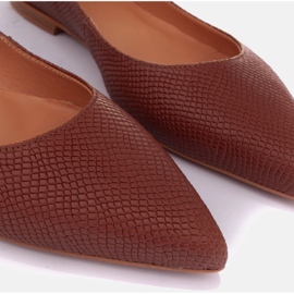 Marco Shoes Bailarinas sutiles marrón 2