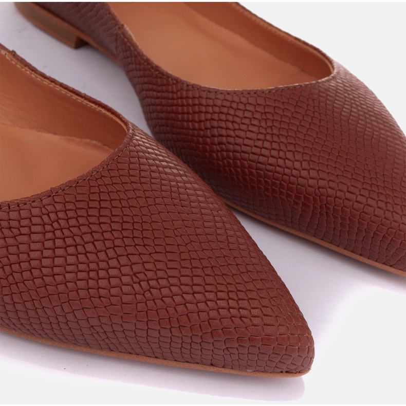 Marco Shoes Bailarinas sutiles marrón 2