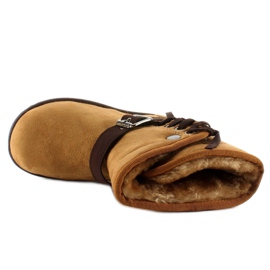Emuski infantil con Frędzlami K1647404 Camel marrón 5