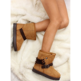Emuski infantil con Frędzlami K1647404 Camel marrón 8