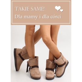 Emuski Infantil Con Frędzlami K1647404 Taupe beige 5