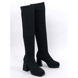 Botas de tacón de Hilary Black negro 1