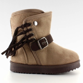 Emuski Infantil Con Frędzlami K1647404 Taupe beige 1 Emuski Infantil Con Frędzlami K1647404 Taupe beige 1