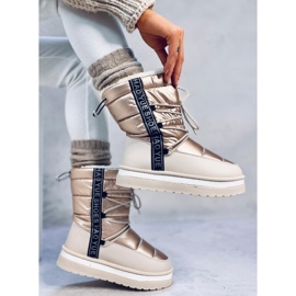 Botas de nieve mujer Archie Beige 5