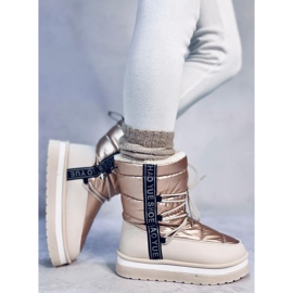 Botas de nieve mujer Archie Beige 4