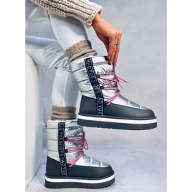 Botas de nieve mujer Archie Silver plata 3