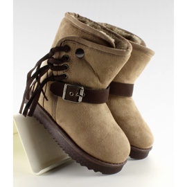 Emuski Infantil Con Frędzlami K1647404 Taupe beige 7